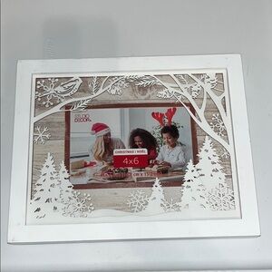 Studio Decor White and Brown Christmas Tree Frame